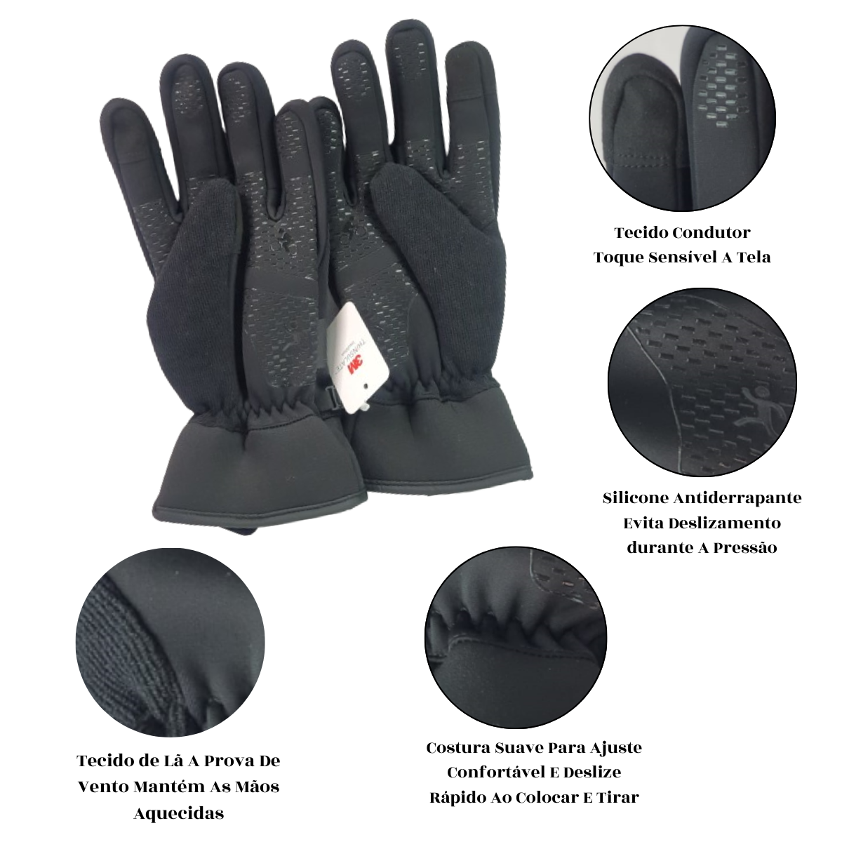 Luvas Impermeáveis Motociclista Luvas Impermeáveis Motociclista